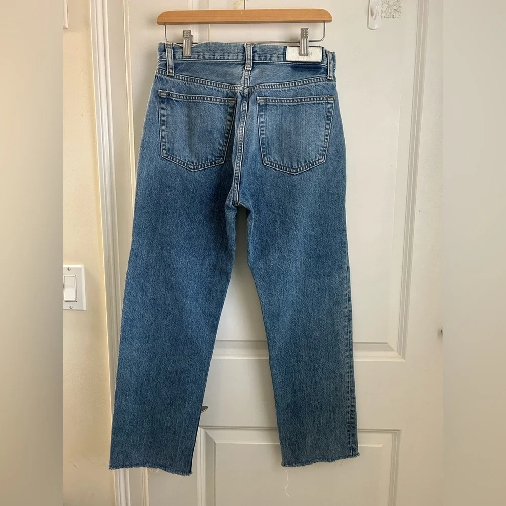 Re/Done 70’s Stove Pipe Ankle Jeans - Picture 4 of 7